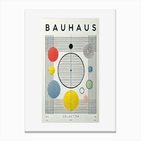 Bauhaus circles Collection Canvas Print