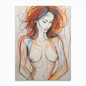 Nude Woman 9 Canvas Print