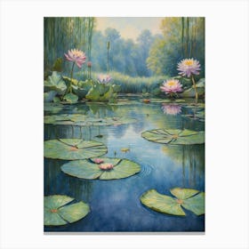 Water Lilies Canvas Print