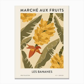 Fruit Market - Bananas Canvas Print