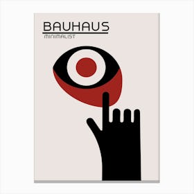 Bauhaus Minimalist 8 Canvas Print