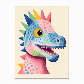 Colourful Dinosaur Citipati 2 Canvas Print
