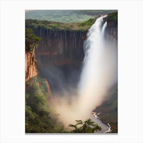Kalandula Falls, Angola Realistic Photograph (2) Canvas Print