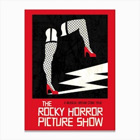 Rocky Horror Film Poster Canvas Print