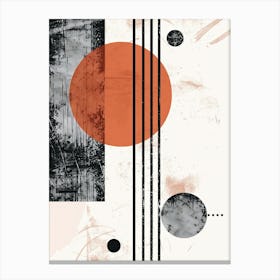 Moers Balance - Minimalist Bauhaus Canvas Print