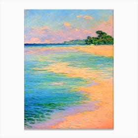 Radhanagar Beach 2 Andaman Islands India Monet Style Canvas Print