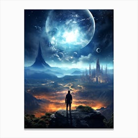 Space City Canvas Print