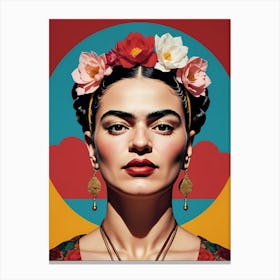 Frida Kahlo Portrait (29) Canvas Print