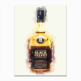 Black Velvet Canadian Whiskey 1 Canvas Print