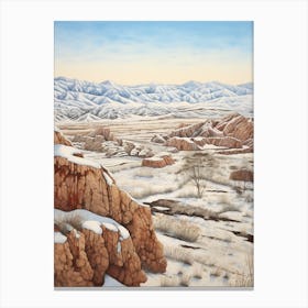 Zhangye National Park China 4 Canvas Print