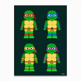 Toy Teenage Mutant Ninja Turtles Canvas Print