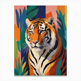 Tiger In The Jungle 1 Canvas Print