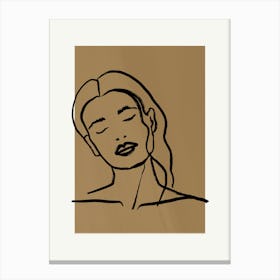 Portrait Of A Woman 10 Canvas Print