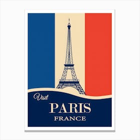 Paris France Travel Canvas Print