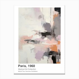 World Tour Exhibition, Abstract Art, Paris, 1960 11 Canvas Print