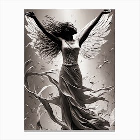 Angel Wings Metamorphosis 1 Canvas Print