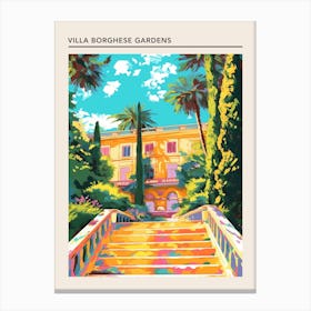 Villa Borghese Gardens Rome 2 Canvas Print