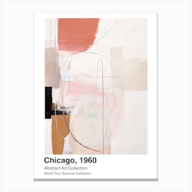 World Tour Exhibition, Abstract Art, Chicago, 1960 6 Canvas Print