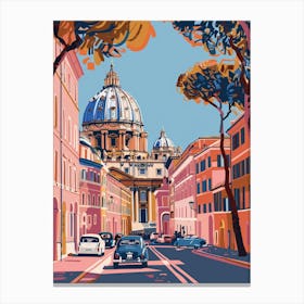 Rome artwork Canvas Print