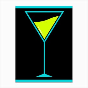 Martini Glass Canvas Print