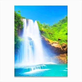 Waterfall Waterscape Photography 3 Canvas Print