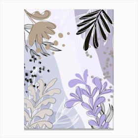 Floral Background Vector Canvas Print