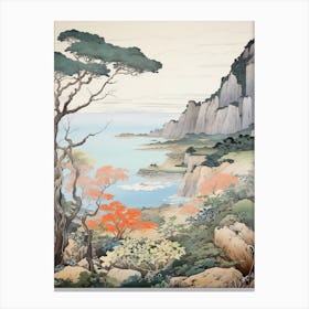 Iriomote Island In Okinawa, Ukiyo E Drawing 1 Canvas Print