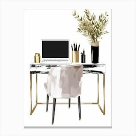 Home Office 1 Canvas Print