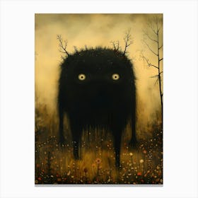 Monster In The Woods Canvas Print