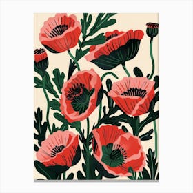 Poppies 71 Canvas Print
