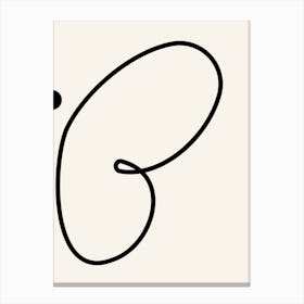 Letter B Canvas Print