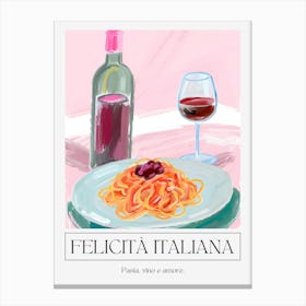 Felicia Italiana Canvas Print