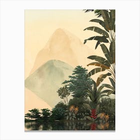 Tropical Gardens 2 Canvas Print