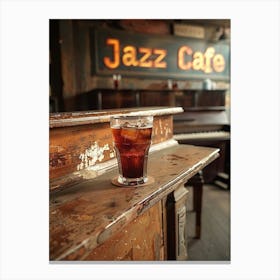 Jazz Cafe 4 Canvas Print