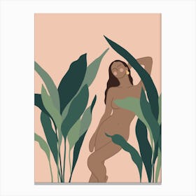Jungle Girl 4 Canvas Print