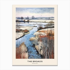 The Broads England 1 Poster Canvas Print