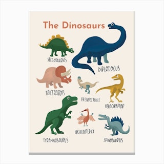 The Dinosaurs Canvas Print