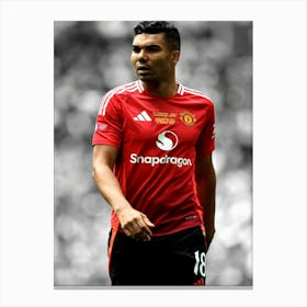 Casemiro Manchester United Canvas Print