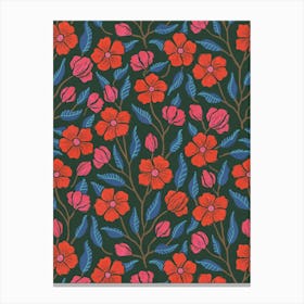 Red Flowers Canvas Print