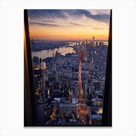 A Developer In Manhattan Casting An Eagle Eye View On The Citys Architectural Evolution With The M (7) Canvas Print