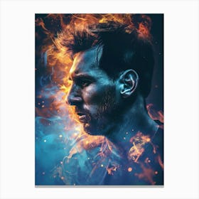 Lionel Messi 5 Canvas Print