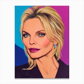 Michelle Pfeiffer Pop Movies Art Movies Canvas Print