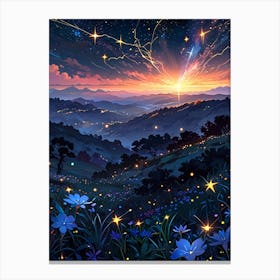 Night Sky 4 Canvas Print