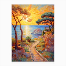 Path To The Sea 1 Canvas Print