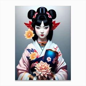 Geisha 48 Canvas Print