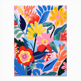 Flowers 7, Matisse style Canvas Print