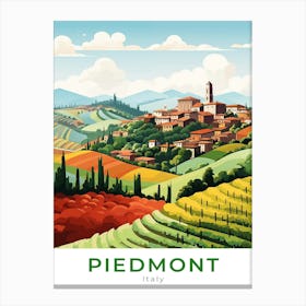 Italy Piedmont Travel Canvas Print