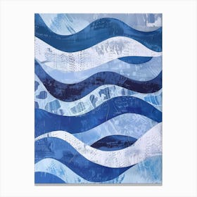 Blue Waves 3 Canvas Print