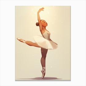 Girl Ballerina Canvas Print