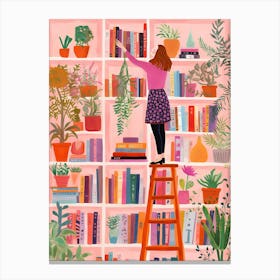 Book Lover Art Canvas Print